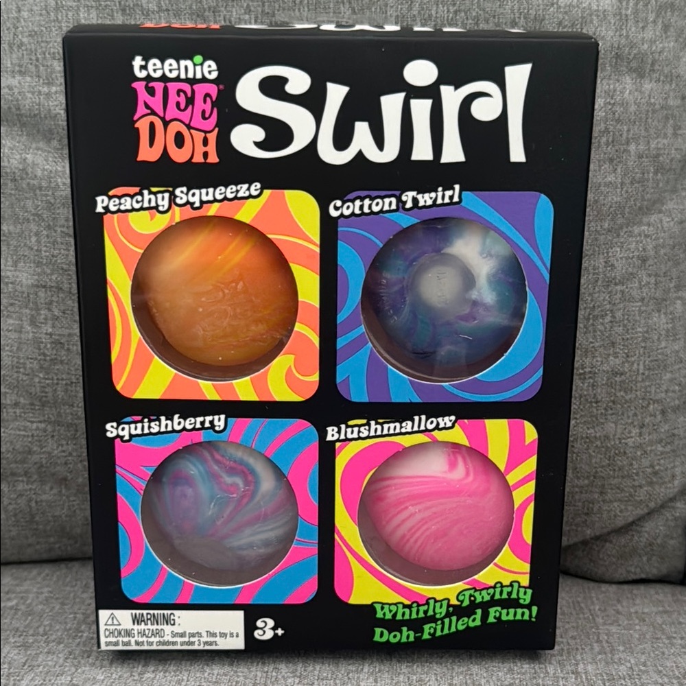 Swirl Kids Toy Set - Peachy, Purple, Gray, Pink